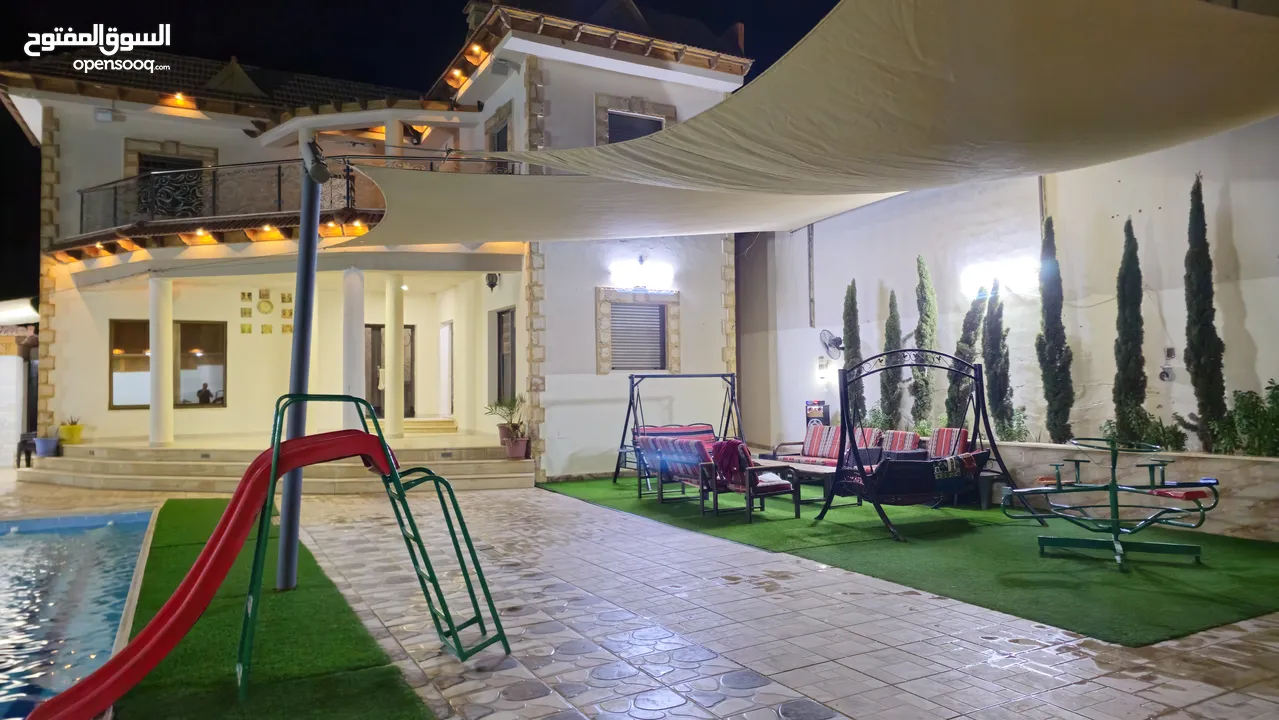 شاليه و مزرعة القمر منطقة الراما البحر الميت للإيجار