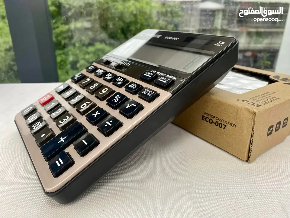 آلة حاسبه 14 رقم اله حاسبة ثنائية القدرة تعمل بالطاقة الشمسية وعن طريق البطارية CALCULATOR