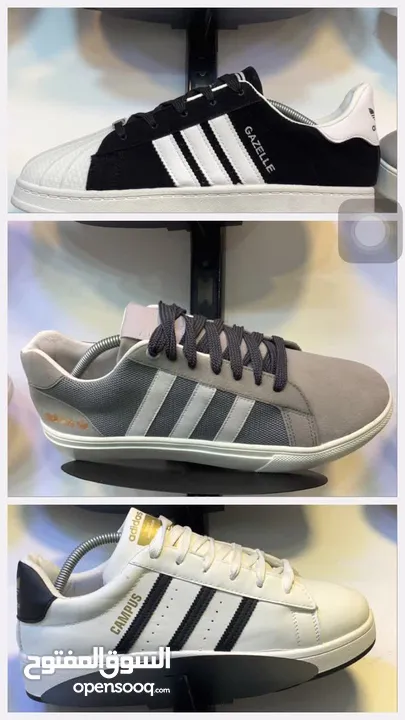 مجموعة متميزة من الأحذية والبراندات الجديدة  Adidas NiKE PUMA Skechers
