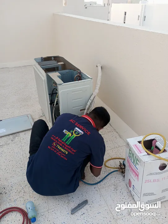 Split AC full Chemical Service  5 ro