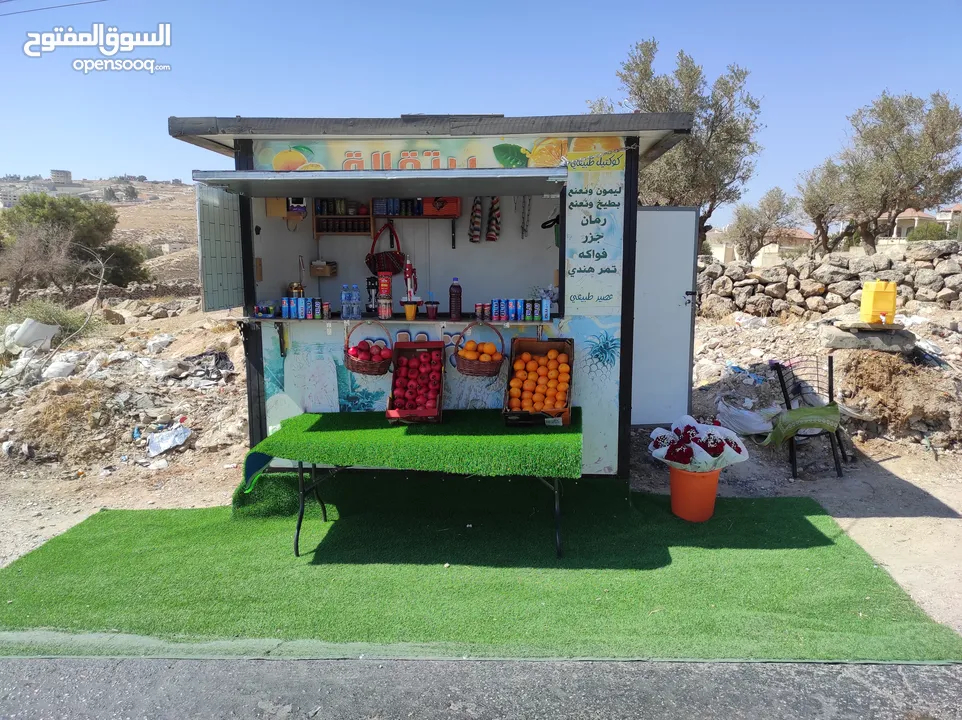 كشك للبيع مع الموقع ( عش غراب بيت ساحور)  فرصة للعمل الفوري الحق حالك.