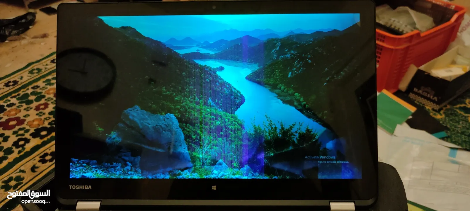 توشيبا ستالايت إنتل كور آي 5 رصاصي شاشة مقاس 15.6Toshiba satellite Intel core i5 selver 15.6 screen