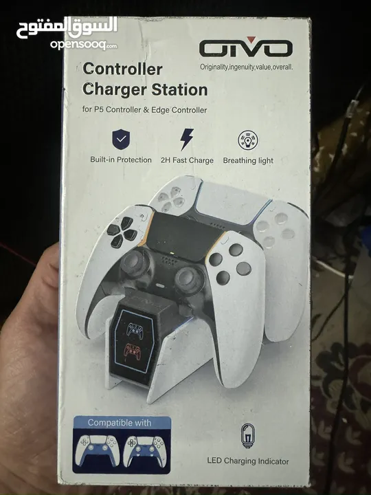 PS5 Dualsense Controllers LED Charching station