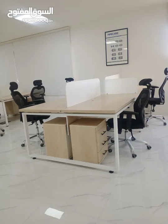 بارتيشن موظفين / ورك ستيشن رباعي  سداسي ثماني حسب الطلب من المصنع مباشرة