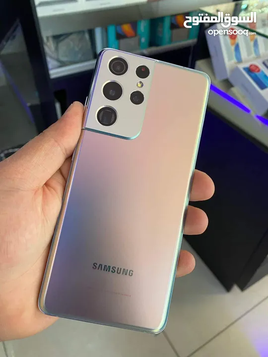 مستعمل Samsung S21Altra 5G رام اساسي 12 جيجا 128 و 256 متوفر عربي وامريكي هدية شاحن وكفر متوفر توصيل