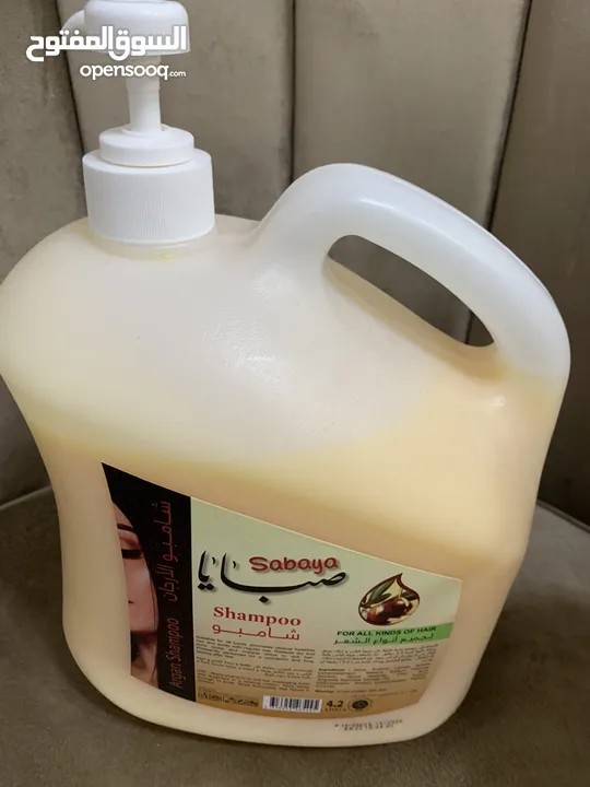 Shampoo and conditioner  4.2 L sabaya شامبو و بلسم صبايا 4.2 لتر