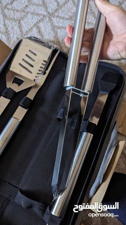 عدة ادوات شوي امريكية جيبسون BBQ Grill Set Gibson جديدة غير مستعمل