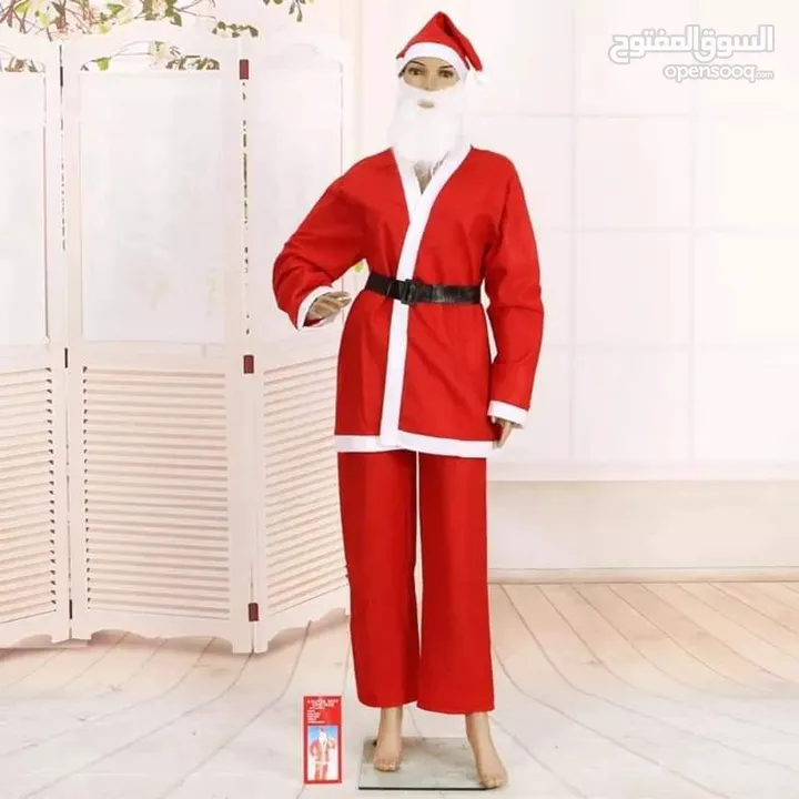 طقم  سانتا كلوز (بابا نويل) فاخر Santa Claus Christmas clothes