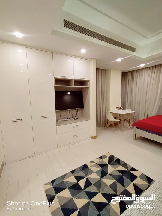 Luxury studio for rent in Juffair, fully furnished, 260 BD with EWA