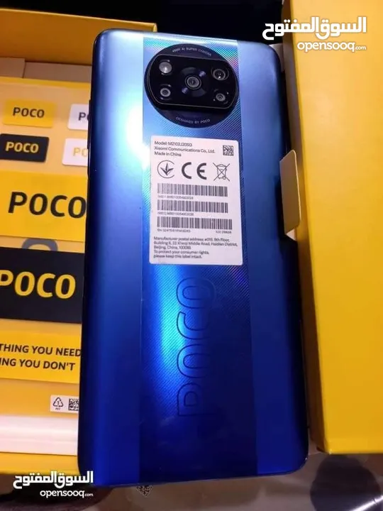 مستعمل  poco X3 pro رام 8 جيجا 256 أغراضة والكرتونه الأصلية متوفر توصيل
