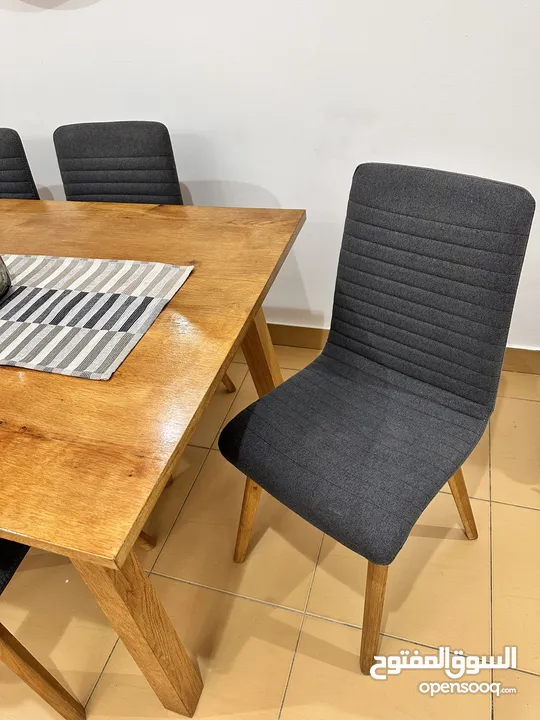 New Safat home Dinning table with 6 chairs