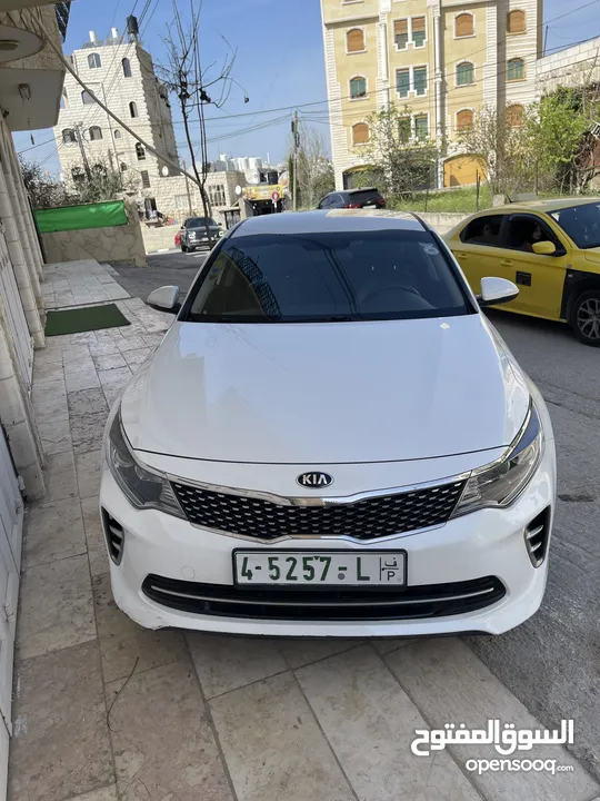 كيا اؤبتما لون ابيض موديل 2016    ديزل ماتور 1700 Kia K5