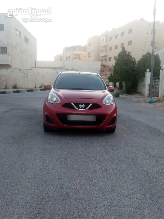 نيسان ميكرا موديل 2020 لون خمري ميتالك فحص كامل
