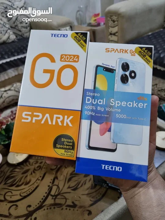 مكفول سنه جديد Spark 2024 رام 6 و 8 جيجا 64  و 128 متوفر توصيل