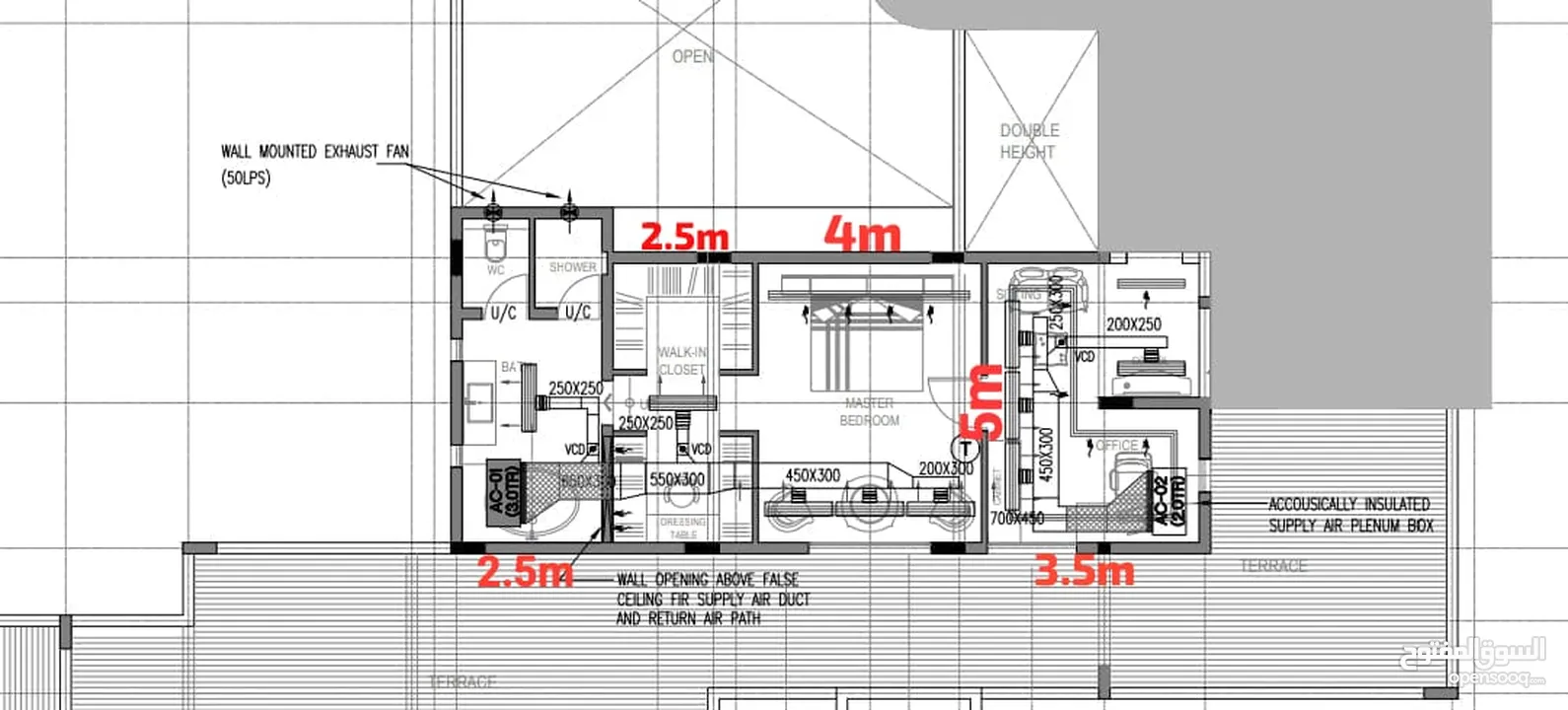 split duct ac fixing and duct connector