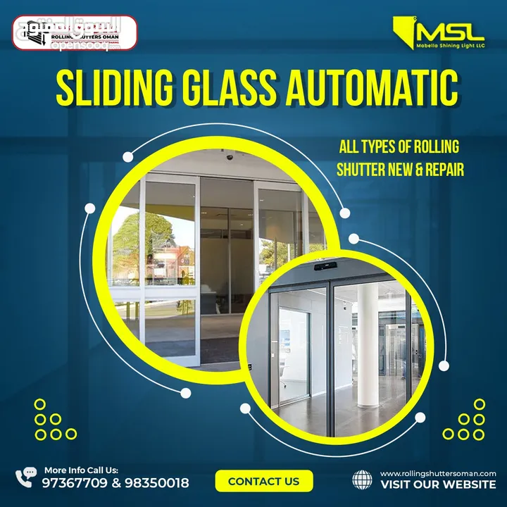 Automatic Sliding Glass Door