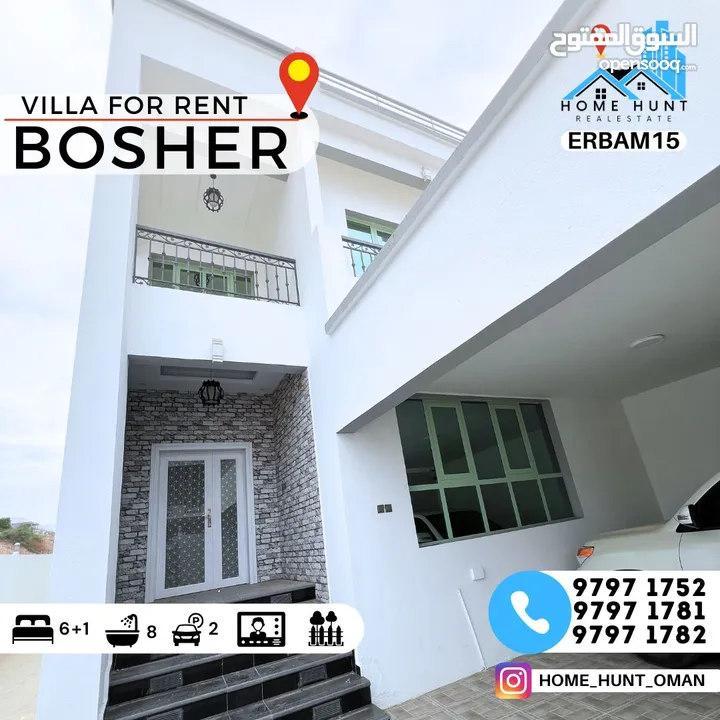 BOSHER  MODERN 6+1 BR COMPLEX VILLA IN AL MUNA BOSHER