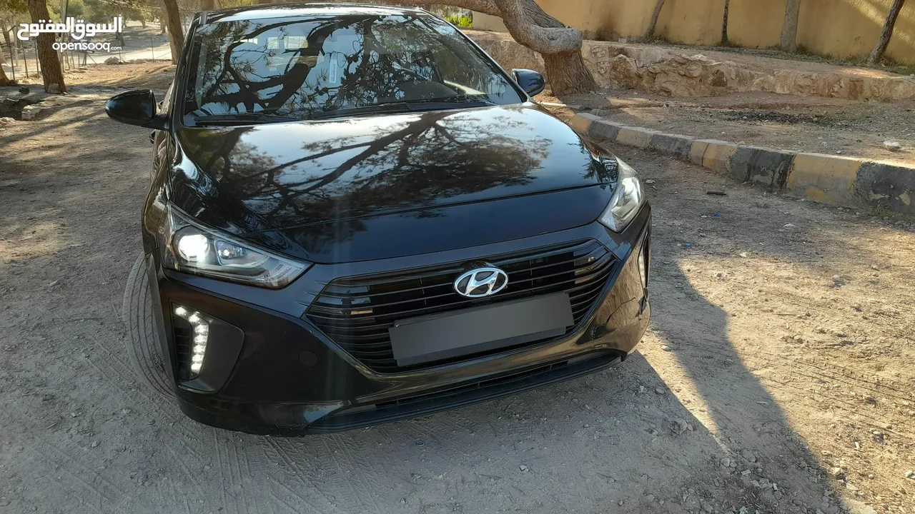 هيونداي ايونيك 2018 للبيع كاش فقط بحالة ممتازة جدا hyundai ioniq 2018 blue drive