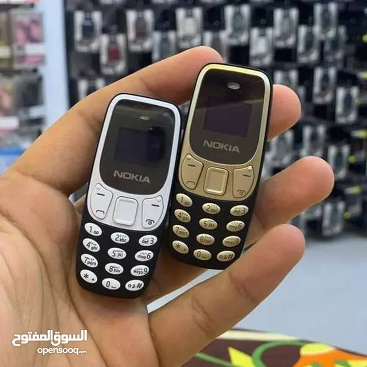 موبايل خلوي بالعالم 7 سم يدوم 13 يوم بدون شحن بث قوي خاصية تغيير صوت رجل امرأه طفل سامسونج و نو