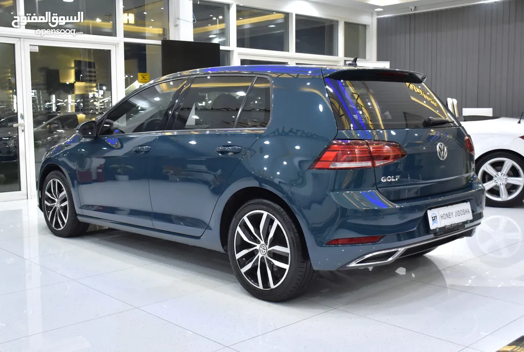 Volkswagen Golf TSi 1.4L ( 2018 Model ) in Blue Color GCC Specs