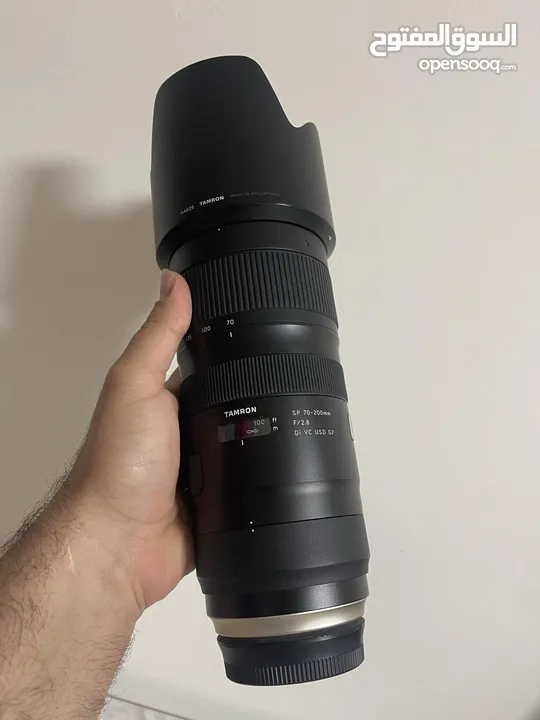 مع   canon 6dll  70/200 tamron