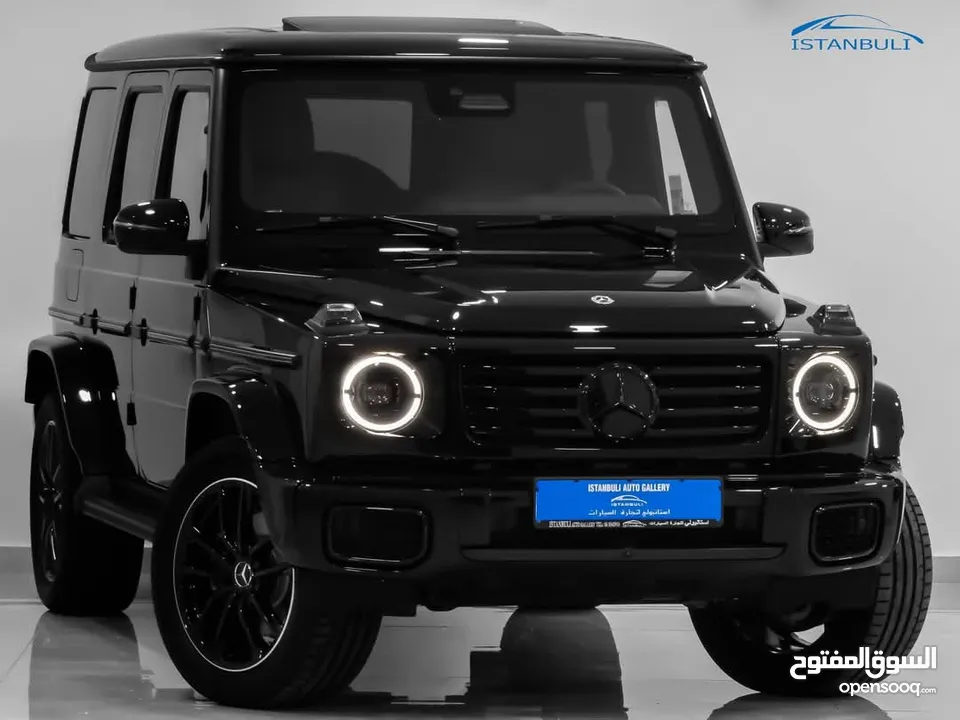 للفخامة عنوان جدبد جديد لدى الماسية لتأجير السيارات   Mercedes G-Class 2025 G500 For rent