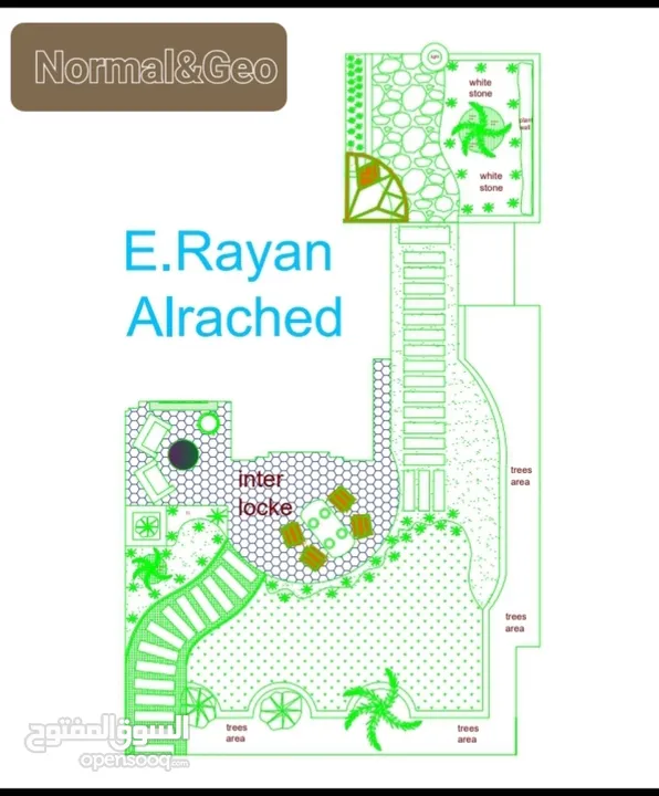 المطر لخدمات تصميم وتنفيذ الحدائق واعمال الانترلوك والكاربستون و حساب الكميات .