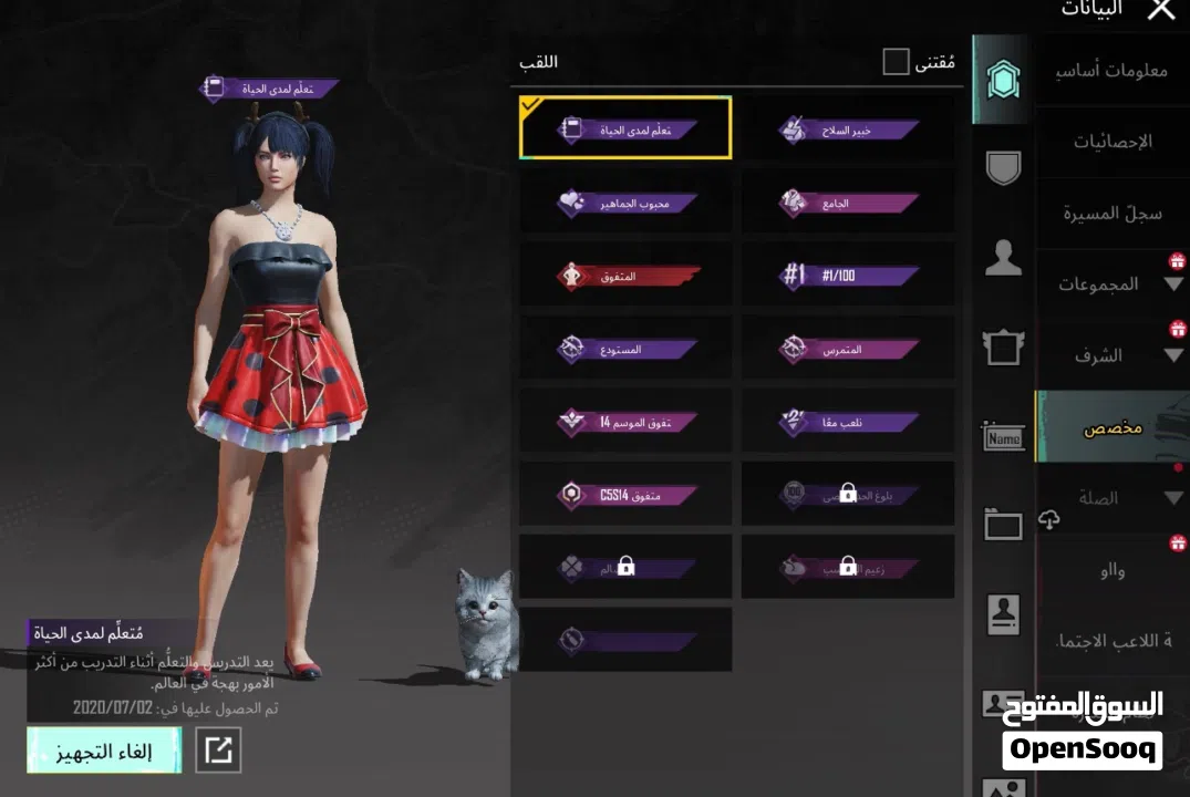 حساب ببجي للبيع