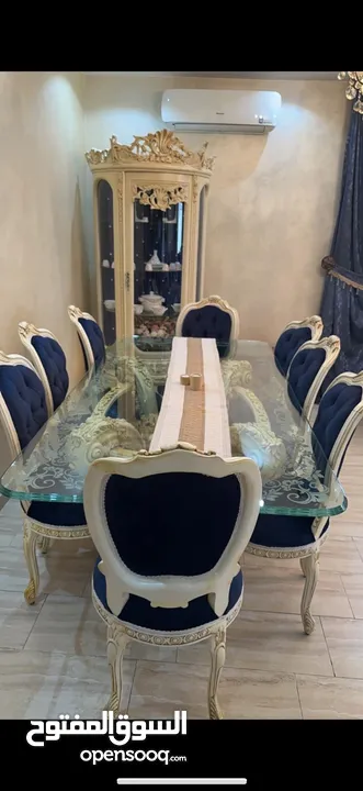 بيع غرفة ضيوف كاملة كنب سفرة بيرو مدخل