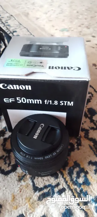 كاميرا كانون 250d شبه جديد استعمل خفيف جداً