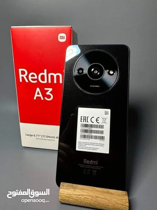 مستعمل ايام Redmi A3 رام 6 جيجا 128 مكفول سنة أغراضة والكرتونه الأصلية متوفر توصيل