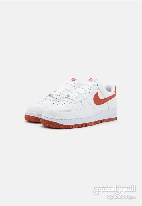 Nike Air Force 1’07-Trainers-white/dragon red