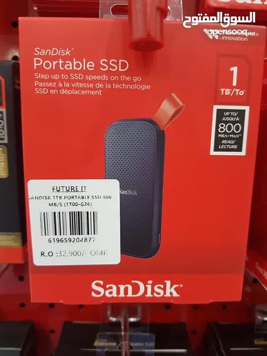 Sandisk portable ssd 800mb/s 1tb