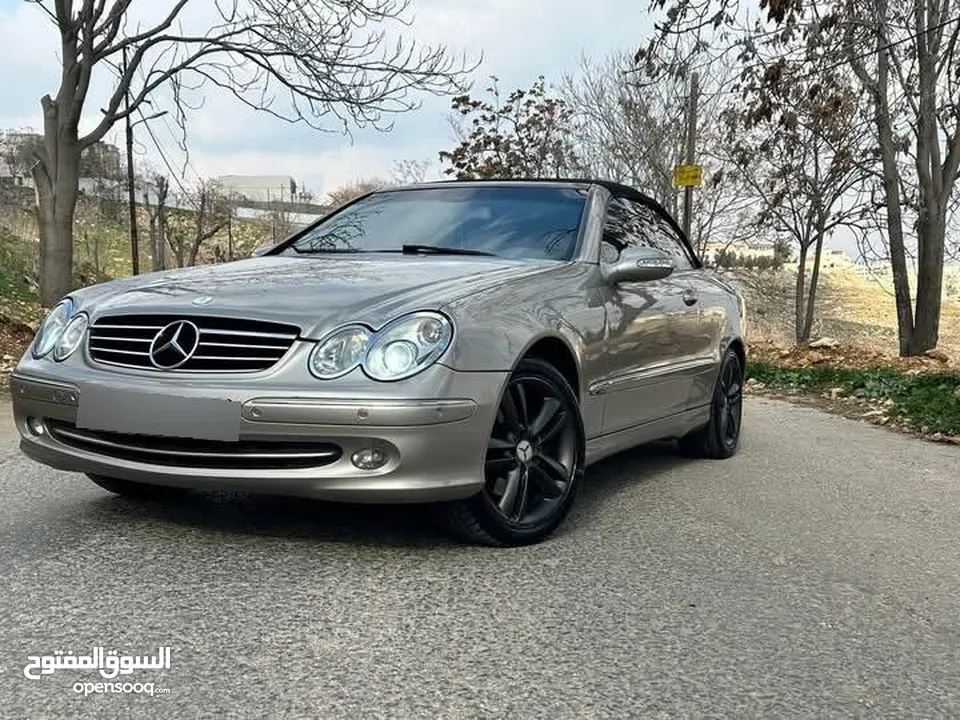 Mercedes Benz clk200 بحالة ممتازة2004 W209 avengard comfortable كشف