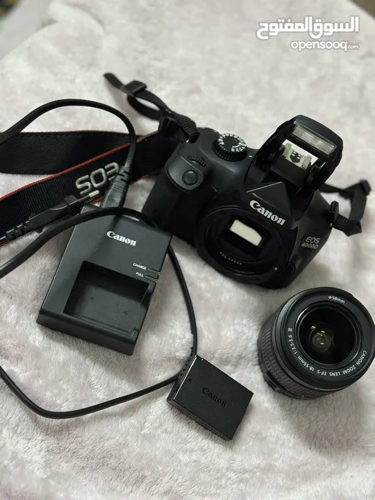 Canon EOS 4000D Camera DSLR+ LENS  18-55MM كانون ذات جودة عالية  للبيع جديدة