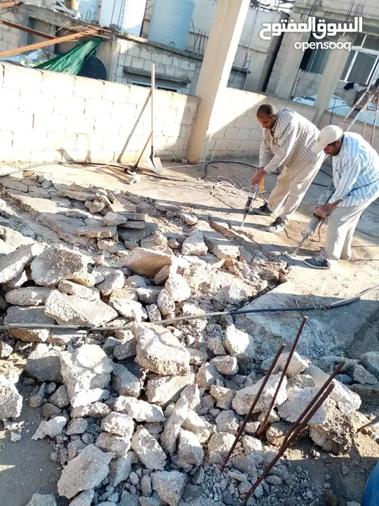 بناء وتشطيب وصيانة منازل هدم وترميم وترحيل عمان