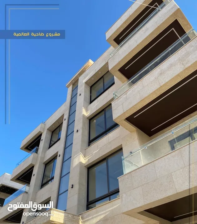 تشطيب فندقي طريق المطار خلف المدارس العالمية مساحة 165 متر