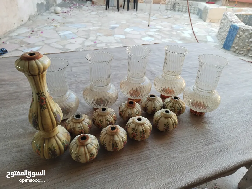 قطع ثريا بورسلان قديم