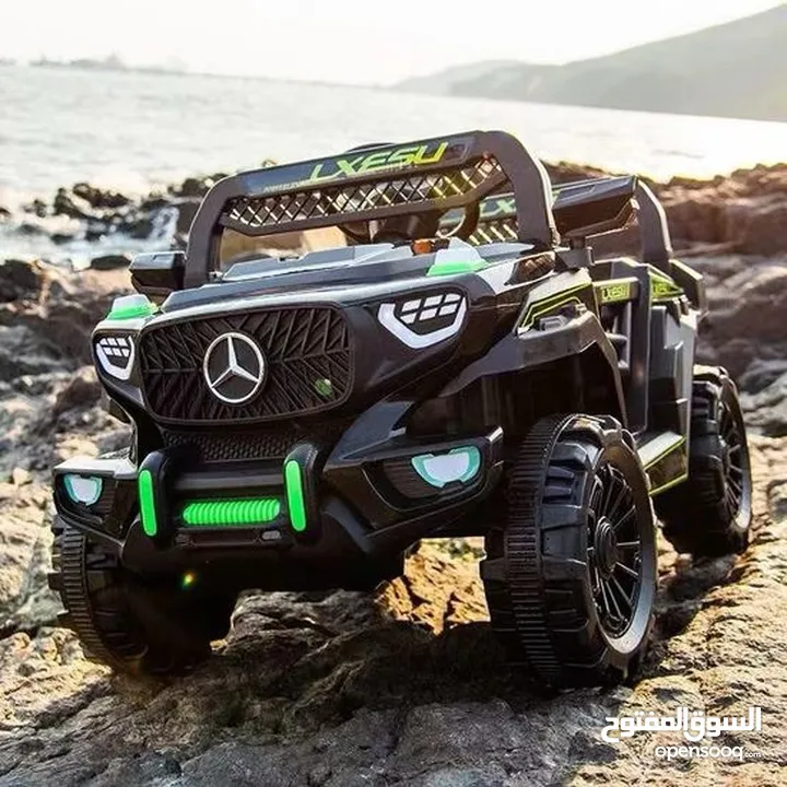 الآن من island toys سيارة الأطفال الكهربائية المميزة  من مرسيدس - شبيهة بسيارة Mercedes Benz G63
