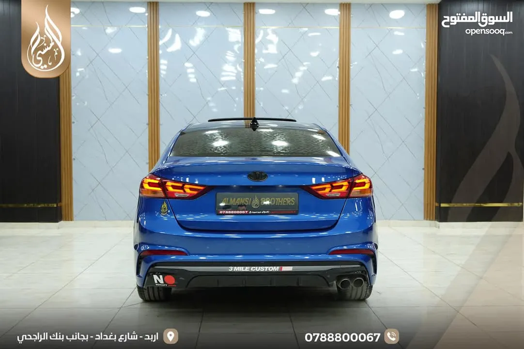 هونداي افانتي رياضية  تيربو 2018 فحص كامل بدون ملاحظات اعلى صنف مع فتحه