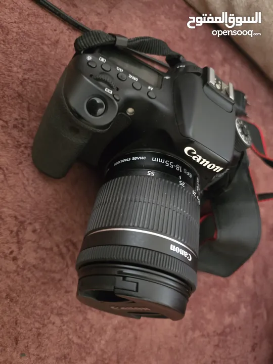 كاميرا Canon 70D للبيع شبه جديد مع عدسة 18 - 55