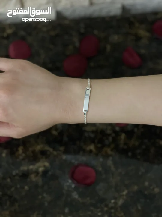 سوارة فضة بناتي عيار 925