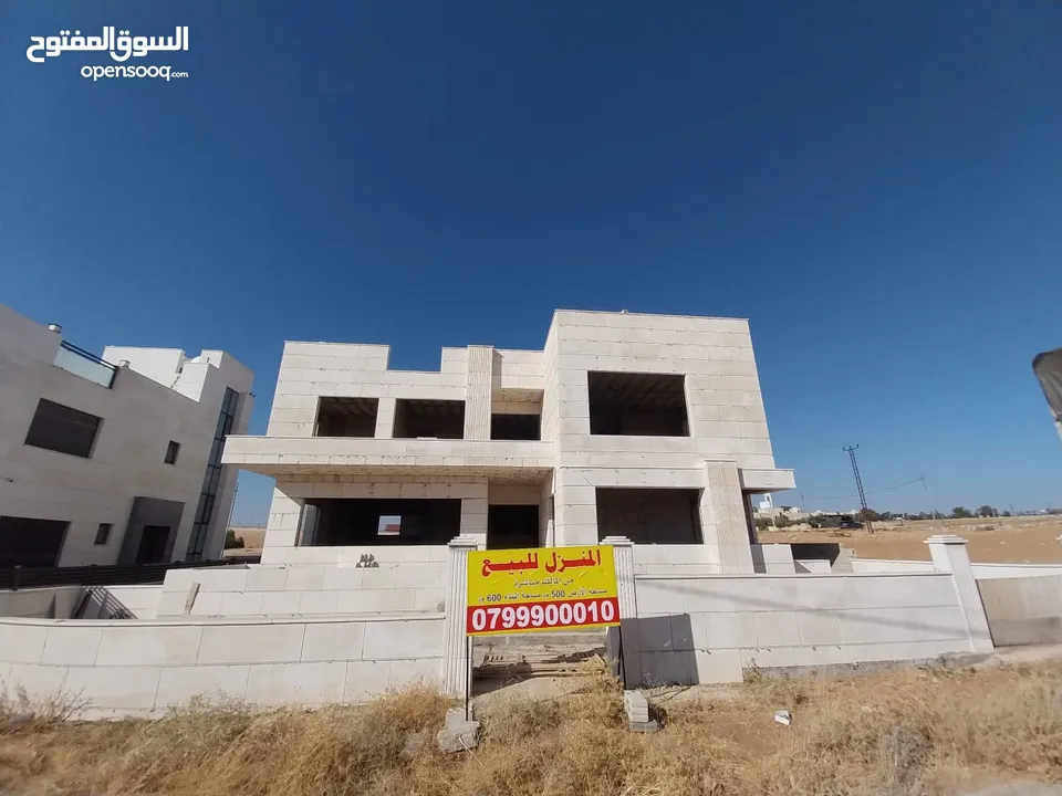 فيلا قيد الإنشاء للبيع من المالك مباشرة