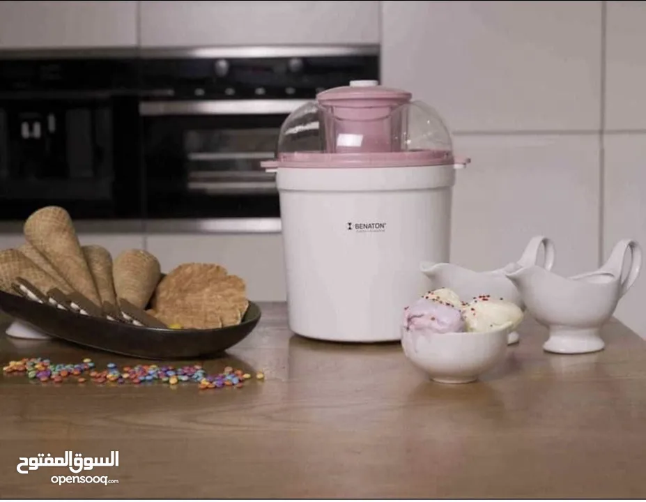ماكينة صنع البوظة المنزلية  اجواء العيلة ما بتكمل إلا ببوظة طازجة من إيدين ست البيت  أطيب من الجاهز
