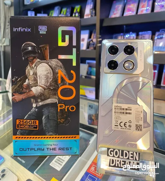 مشغل ايام GT 20 pro 5G رام 24 جيجا 256 مكفول سنة أغراضة والكرتونه الأصلية متوفر توصيل