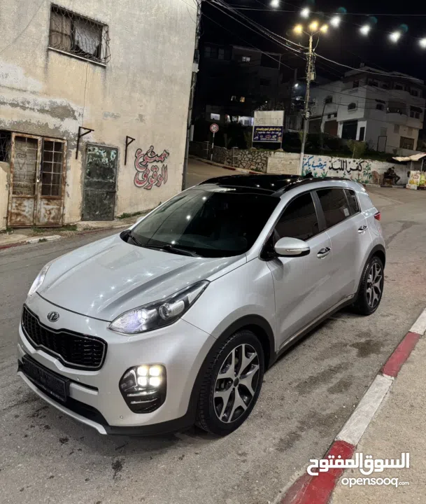 سبورتاج gt موديل 2017 دفع رباعي 4/4 ديزل ماطور 2000 فل مسكر سعرر فرم كاش فقط