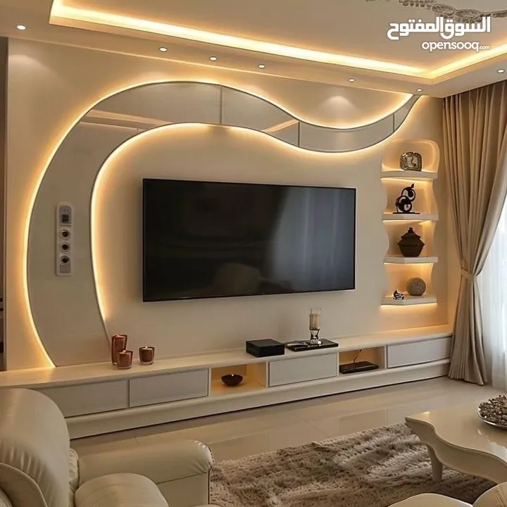 دهان وديكور منازل /جميع انواع ديكورات الجبس للسقوف ولحيطان /جميع انواع وأشكال الدهان الحيطان ولسقوف