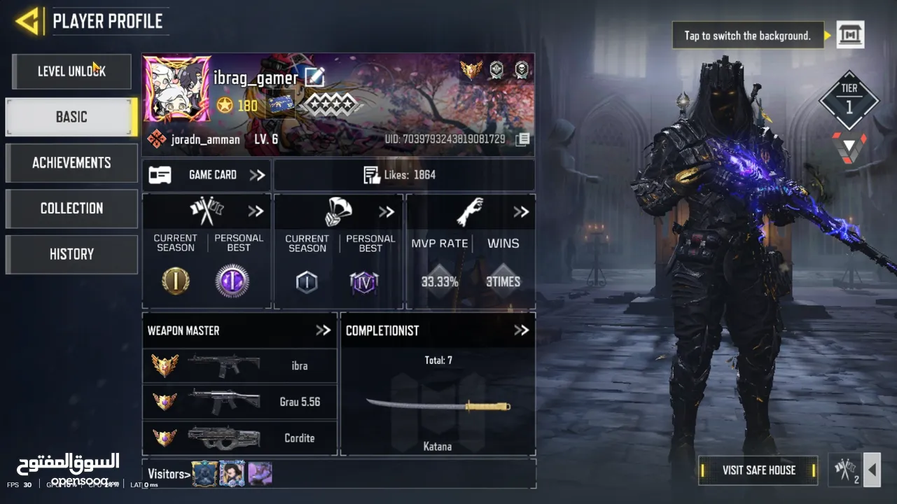 حساب cod mobile كود موبايل كول اول ديوتي موبايل call of duty mobile cccount for sell