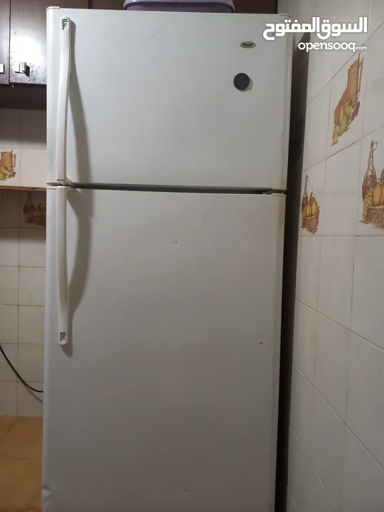 غاز وفرن denka الإيطالي و ثلاجة haier للبيع شغالين وشبه جداد