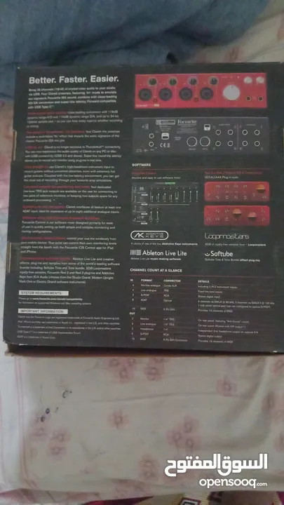 clarett sound card 4 pre